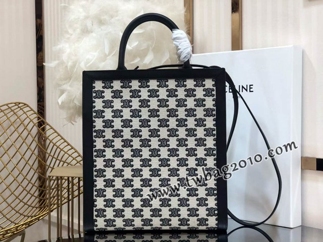 Celine專櫃2023新款單肩斜挎手拎托特包 192082 賽琳CABAS小號購物袋 sldj2209